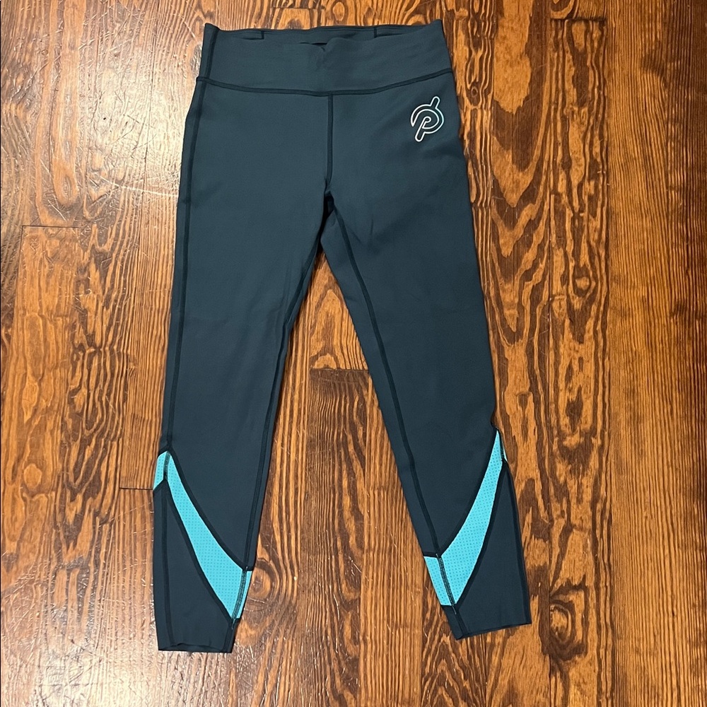 Peloton Black and Blue Leggings